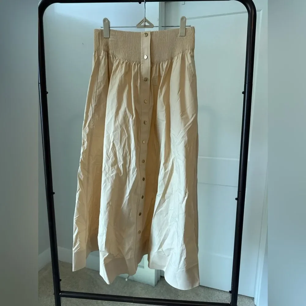 NWT Tory Burch Poplin Skirt